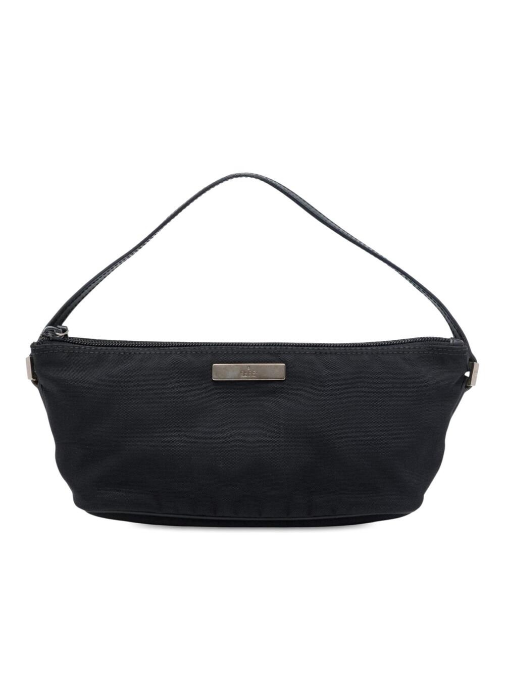 Gucci Nylon Boat Pre-Loved Shoulder Bag #348035G39B